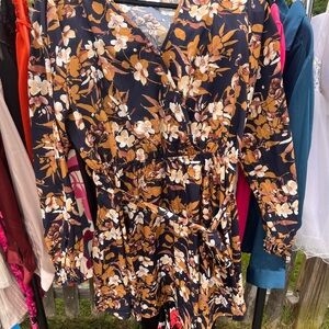 Floral Long Sleeve Dress